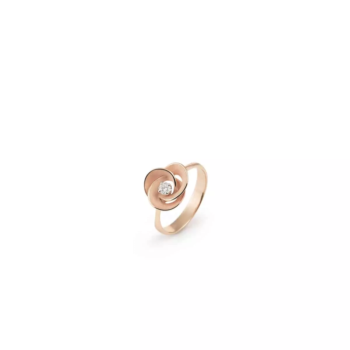 Annamaria Cammilli Desert Rose Ring aus 18 Karat Pink Champagne Gold mit Brillant
