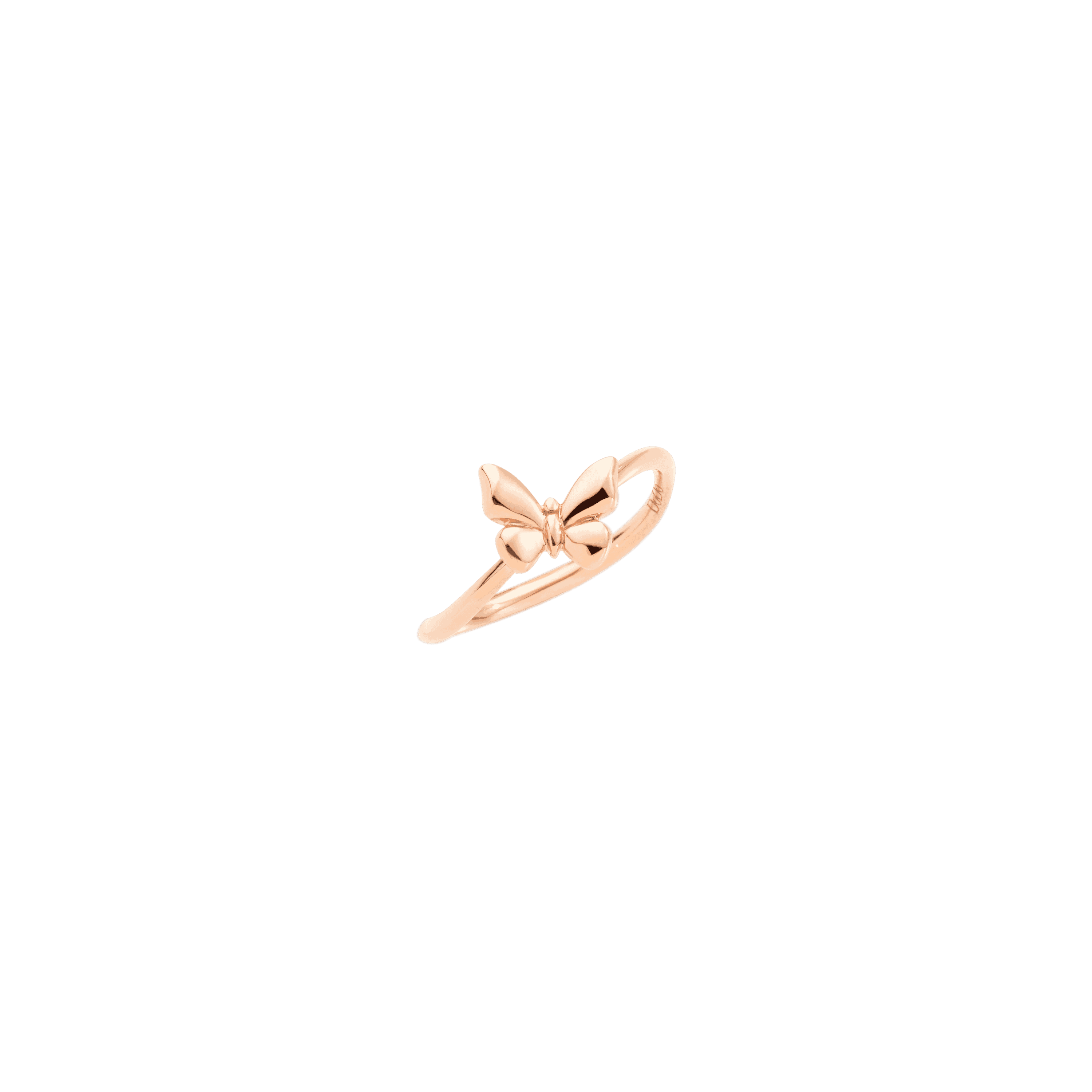 Dodo Ring Schmetterling aus 9 Karat Roségold