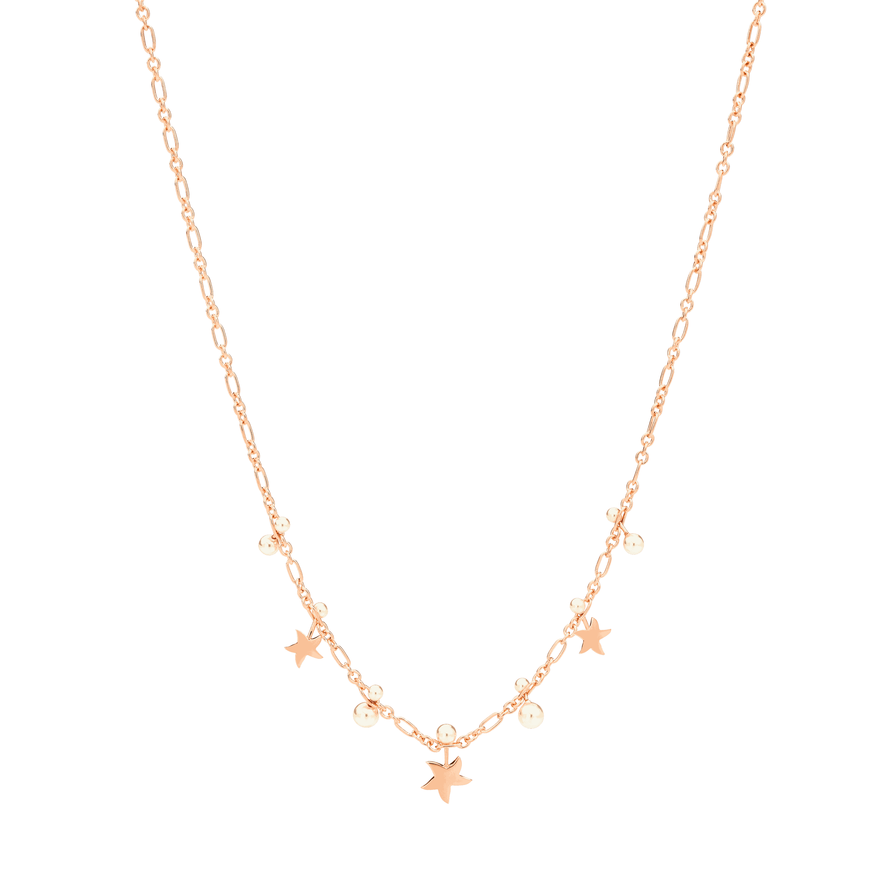 Dodo Collier Stellina aus 9 Karat Roségold mit Perlen