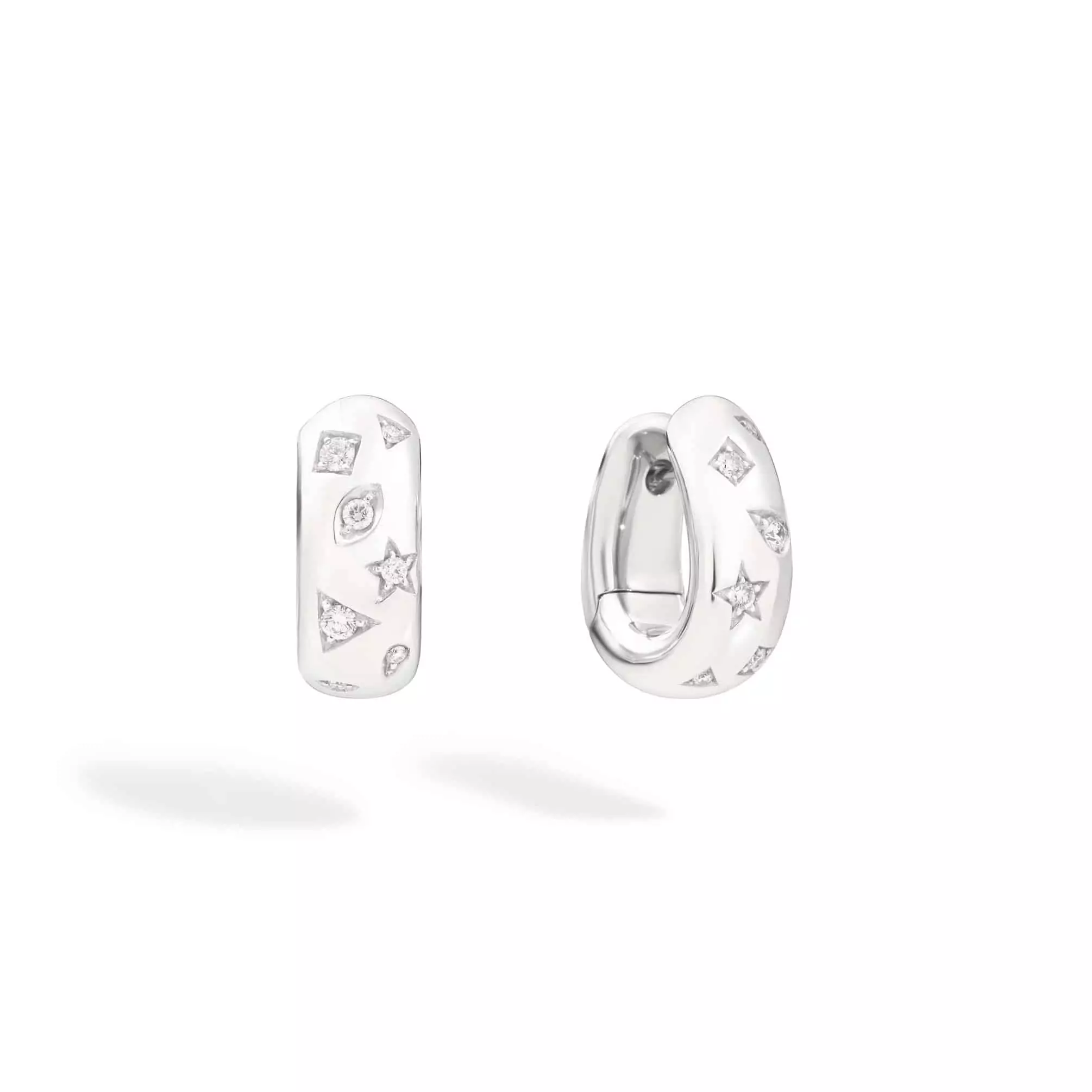 Pomellato Iconica Ohrschmuck aus Weißgold mit Brillanten