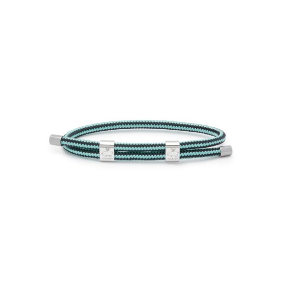 Herrenarmband aus Schiffstau und Edelstahl