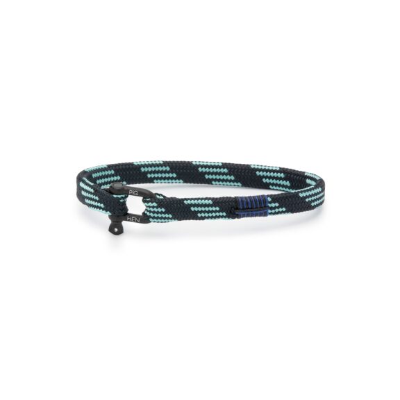 Herrenarmband aus Schiffstau und Edelstahl