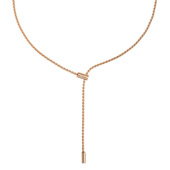 Fope Collier aus 18 Karat Rosegold mit Diamanten