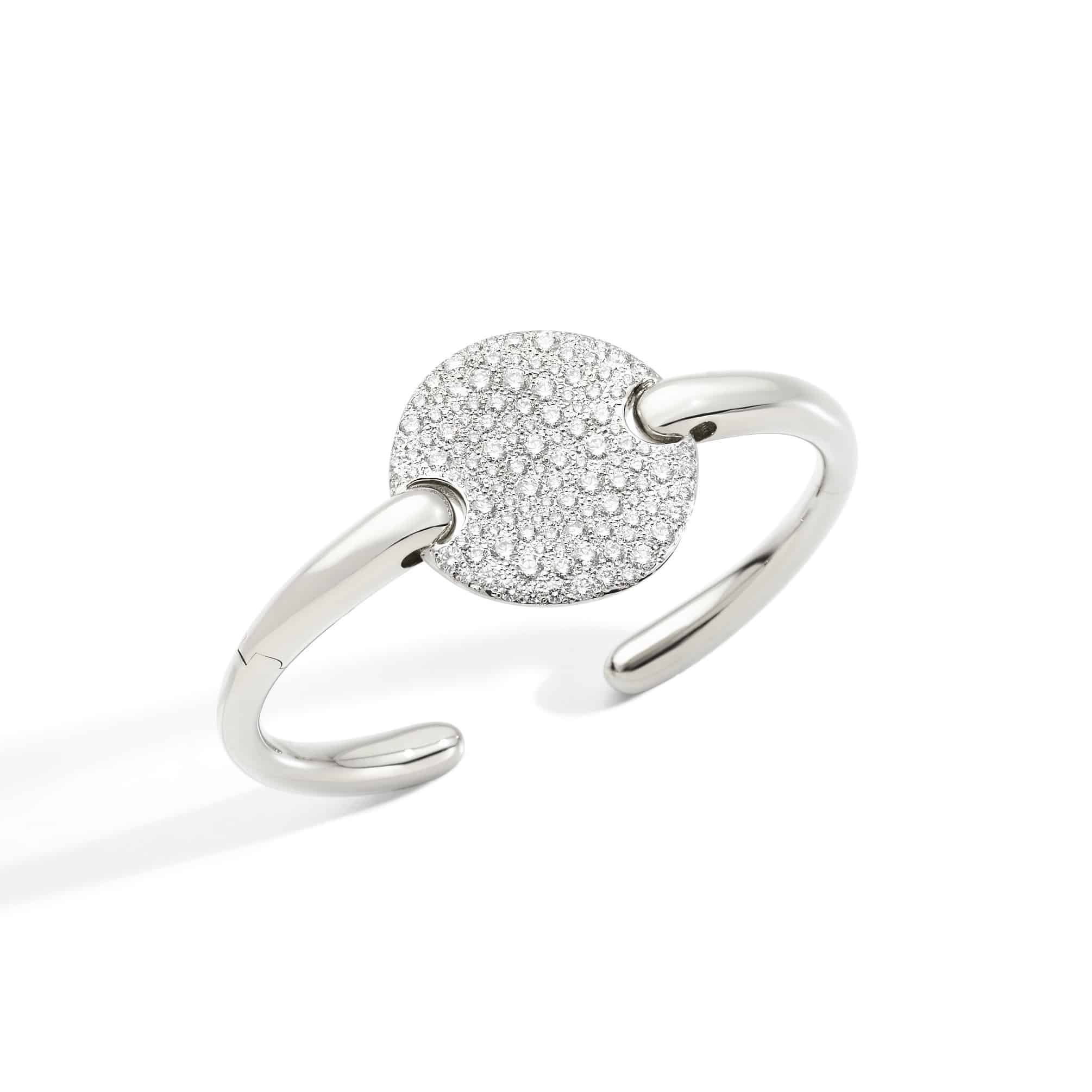 Pomellato Sabbia Armschmuck aus Weißgold mit Diamanten