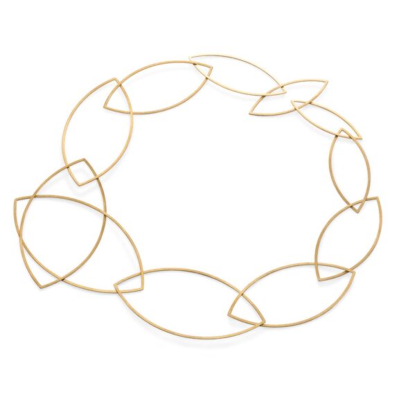 Niessing Collier Spitzbogen aus Gelbgold