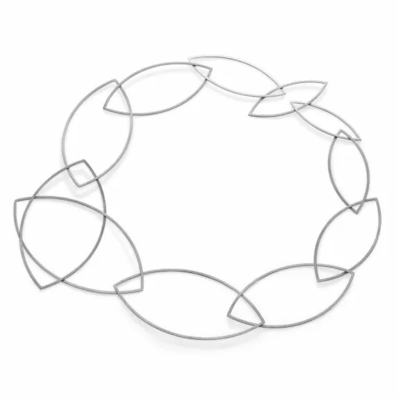 Niessing Collier Spitzbogen aus Platin