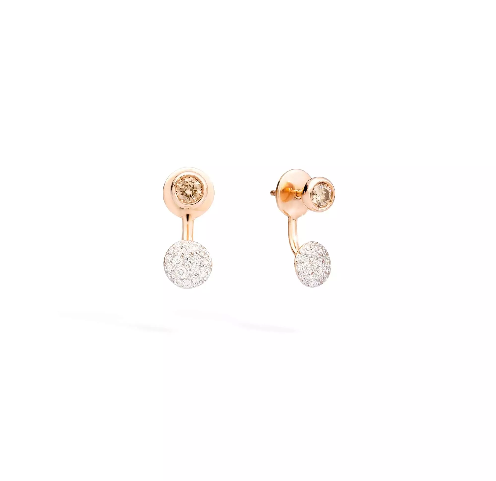 Pomellato Sabbia Ohrschmuck aus Roségold mit Diamanten