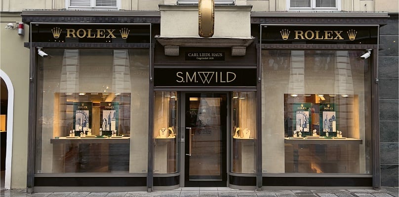 Fassade SMWild ehemaliger Juwelier Liedl