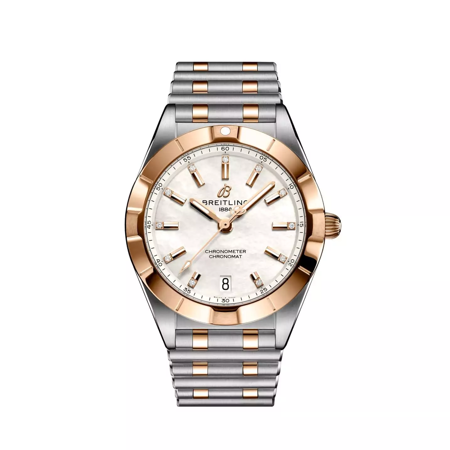 Breitling Chronomat 32 mit Gehäuse und Band aus Edelstahl und Rotgold
