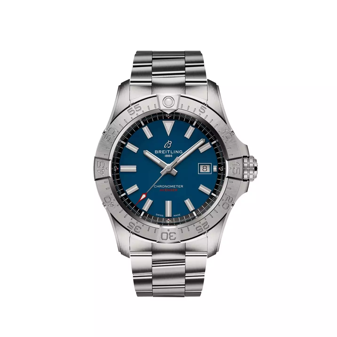 Breitling Avenger Automatic 42 mit Gehäuse und Band aus Edelstahl