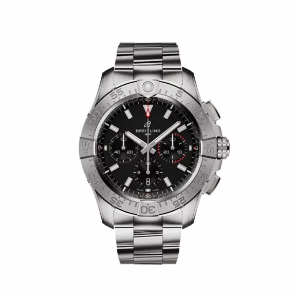 Breitling Avenger B01 Chronograph 44 mit Gehäuse und Band aus Edelstahl