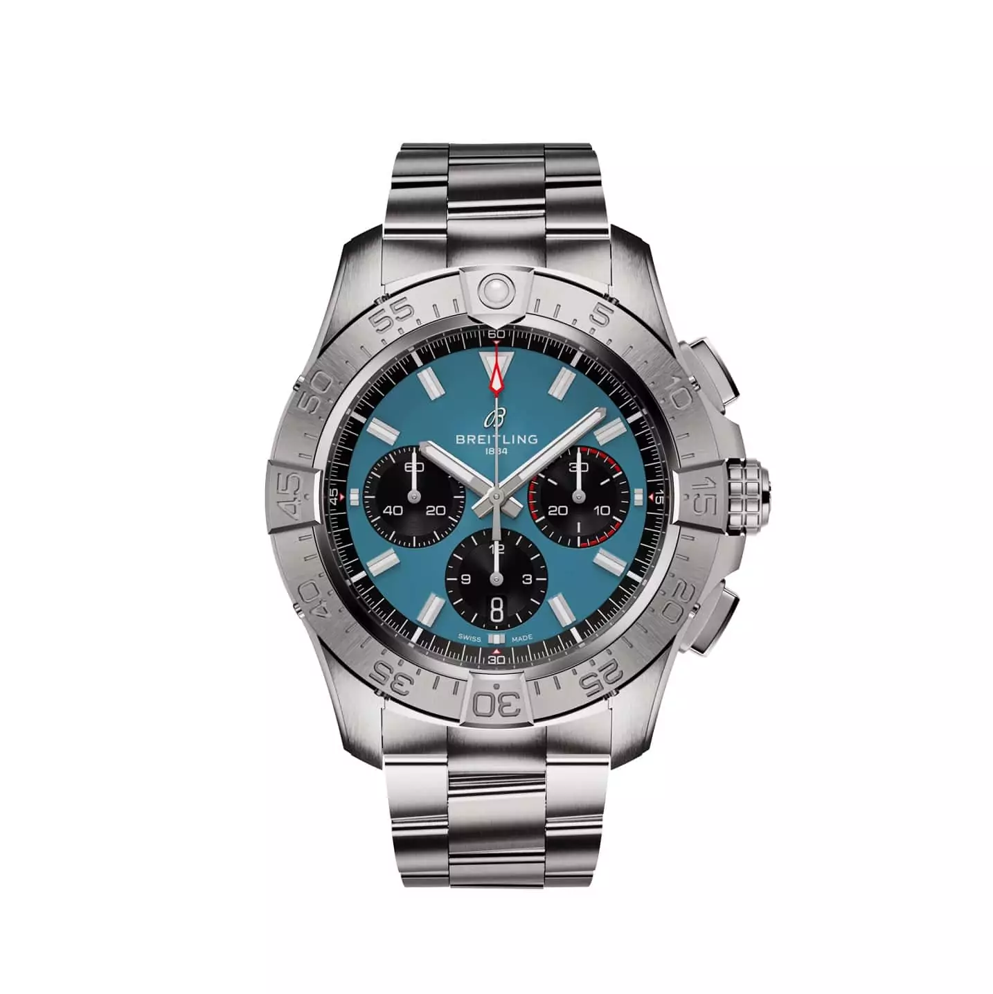 Breitling Avenger B01 Chronograph 44 mit Gehäuse und Band aus Edelstahl