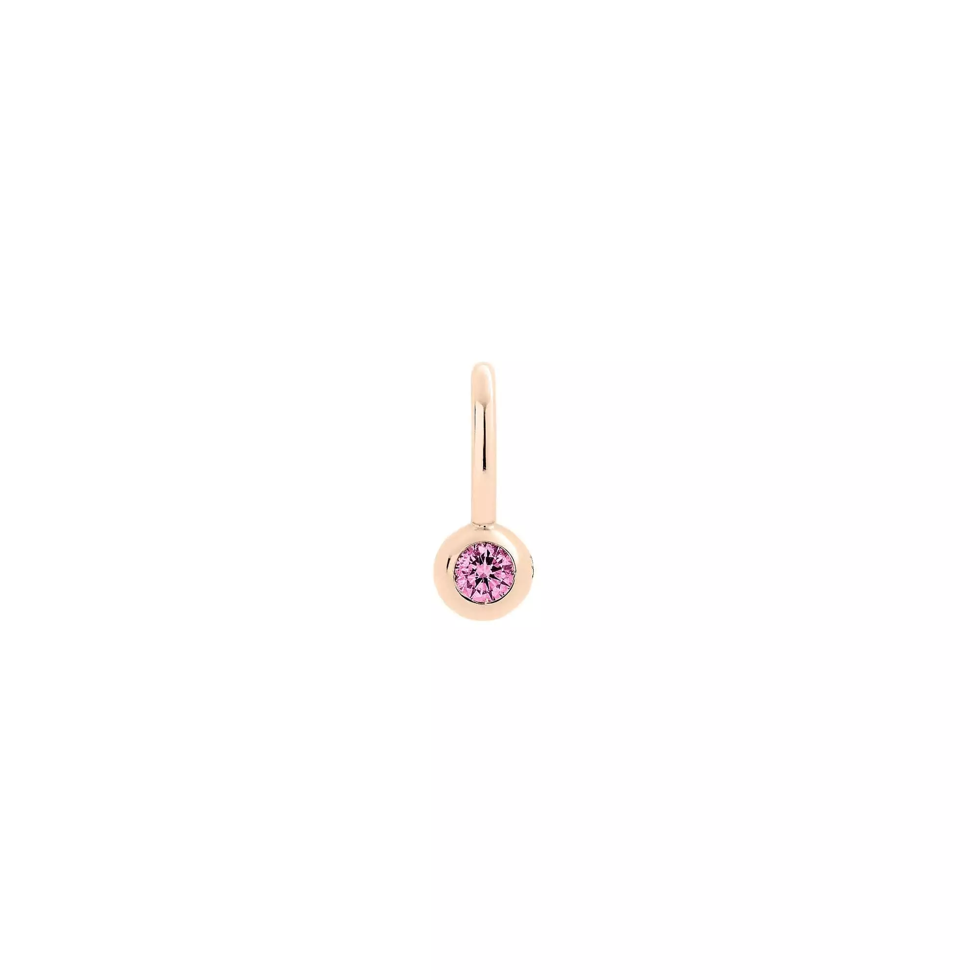 Anhänger von Dodo aus 9 Karat Roségold mit Saphir