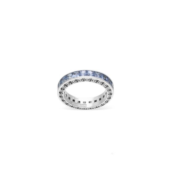 Anna Ring aus Weißgold mit blauem Saphir von Dolce & Gabbana