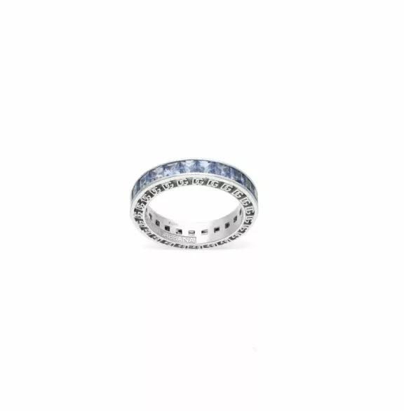 Anna Ring aus Weißgold mit blauem Saphir von Dolce & Gabbana