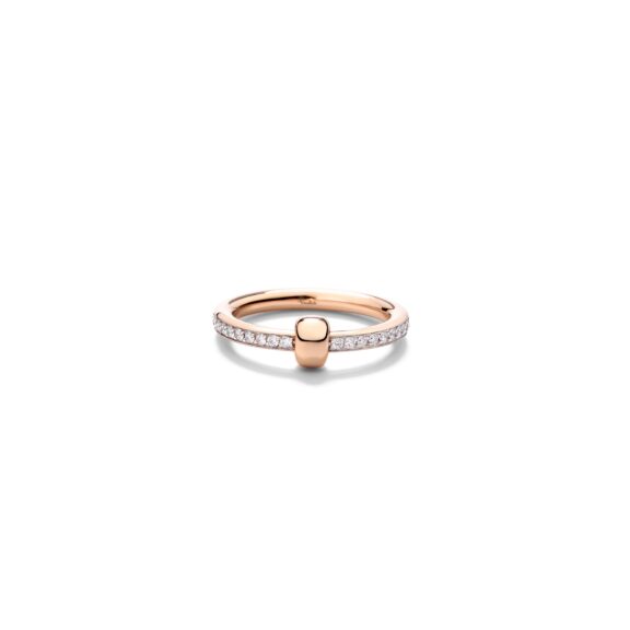 Pomellato Together Ring aus 18 Karat Rosegold mit Diamanten