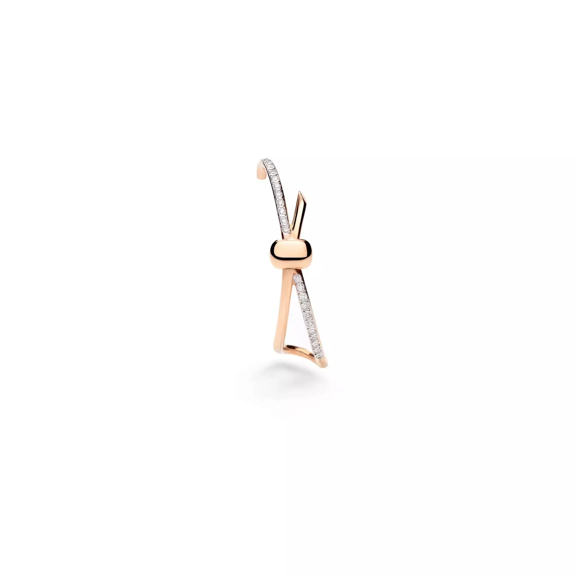 Pomellato Together Ohrschmuck aus 18 Karat Rosegold mit Diamanten