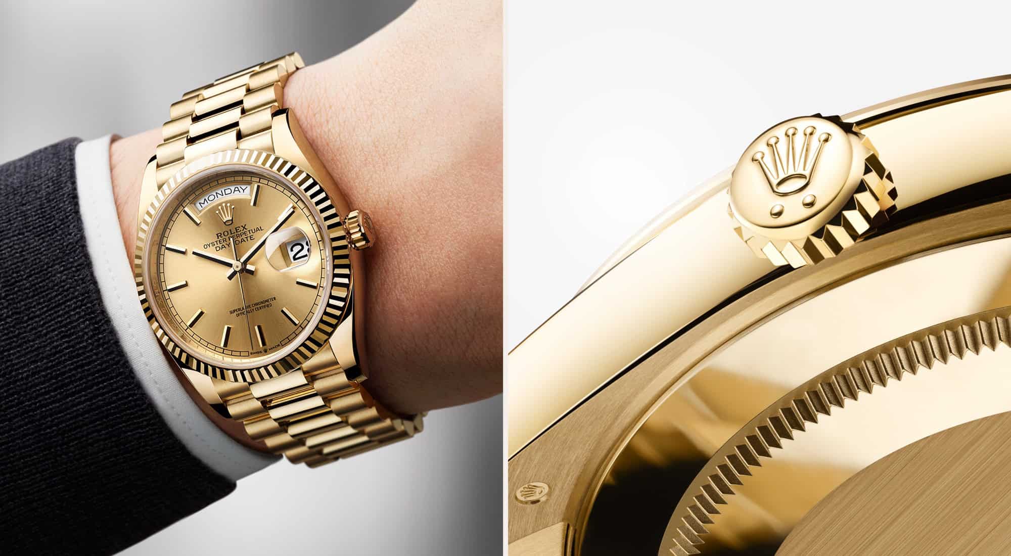 Rolex Day-Date in Gelbgold bei Juwelier S.M.Wild
