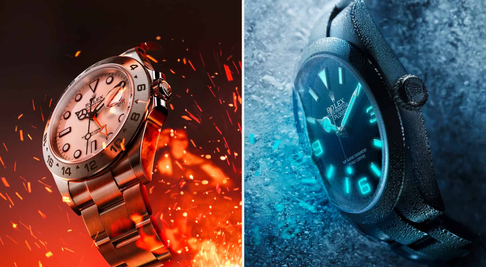 Rolex Explorer 1 und 2 bei Juwelier S.M.Wild