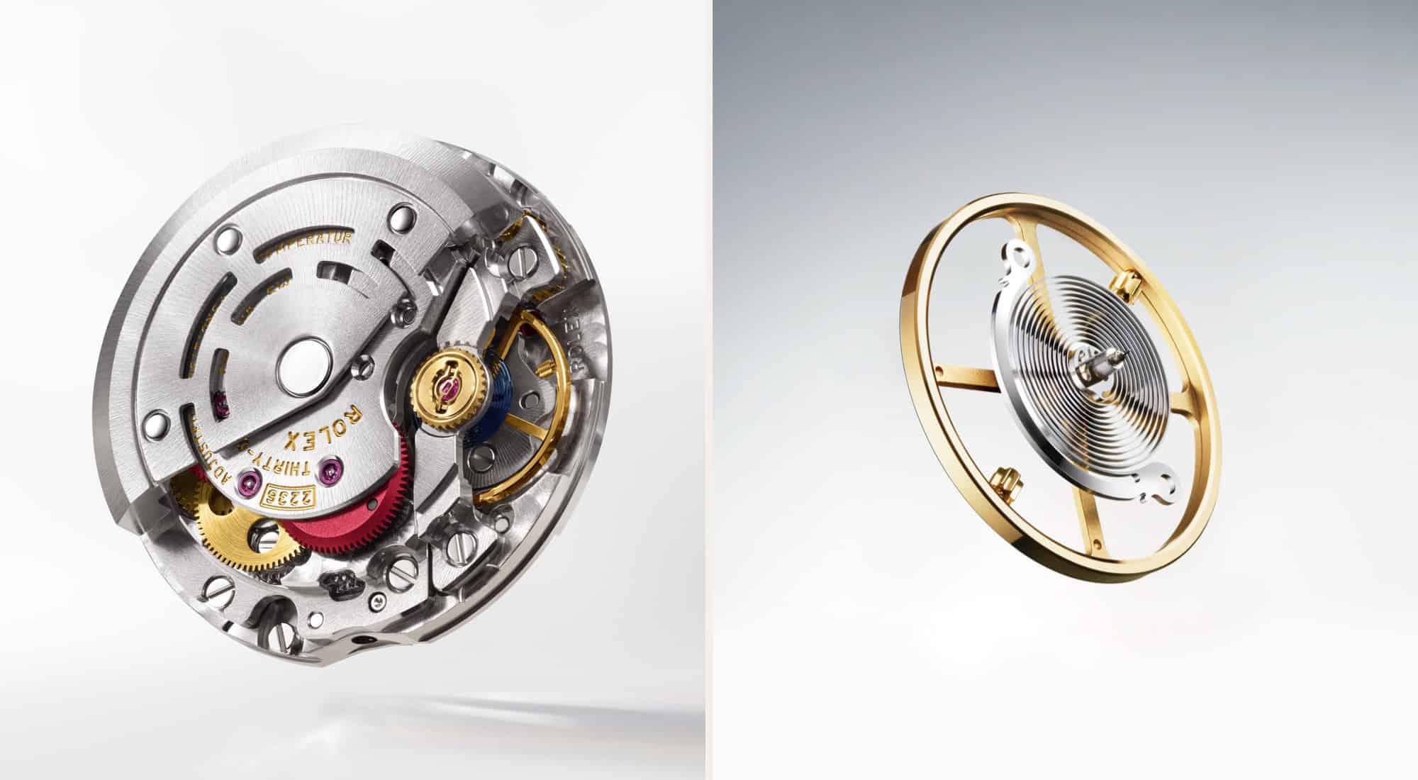 Das Uhrwerk der Rolex Oyster Perpertual Lady-Datejust bei Juwelier S.M.Wild