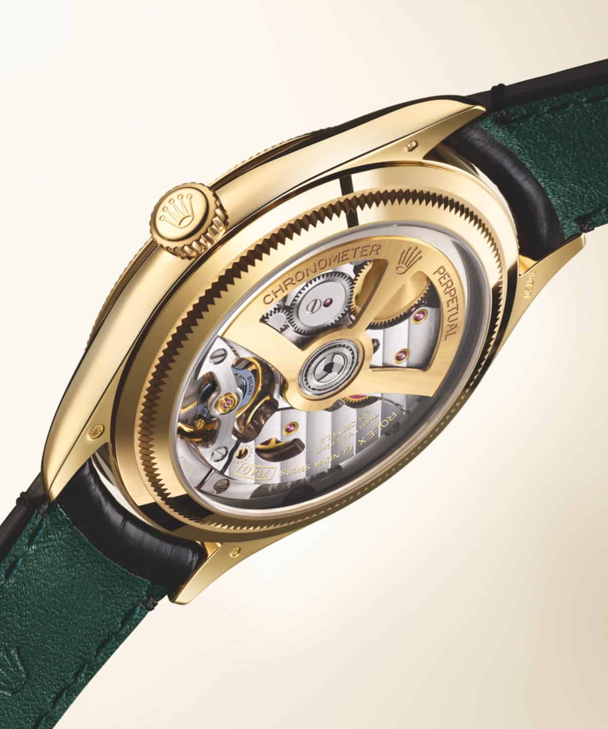 Der Gehäuseboden der Rolex Perpetual 1908 bei Juwelier S.M.Wild