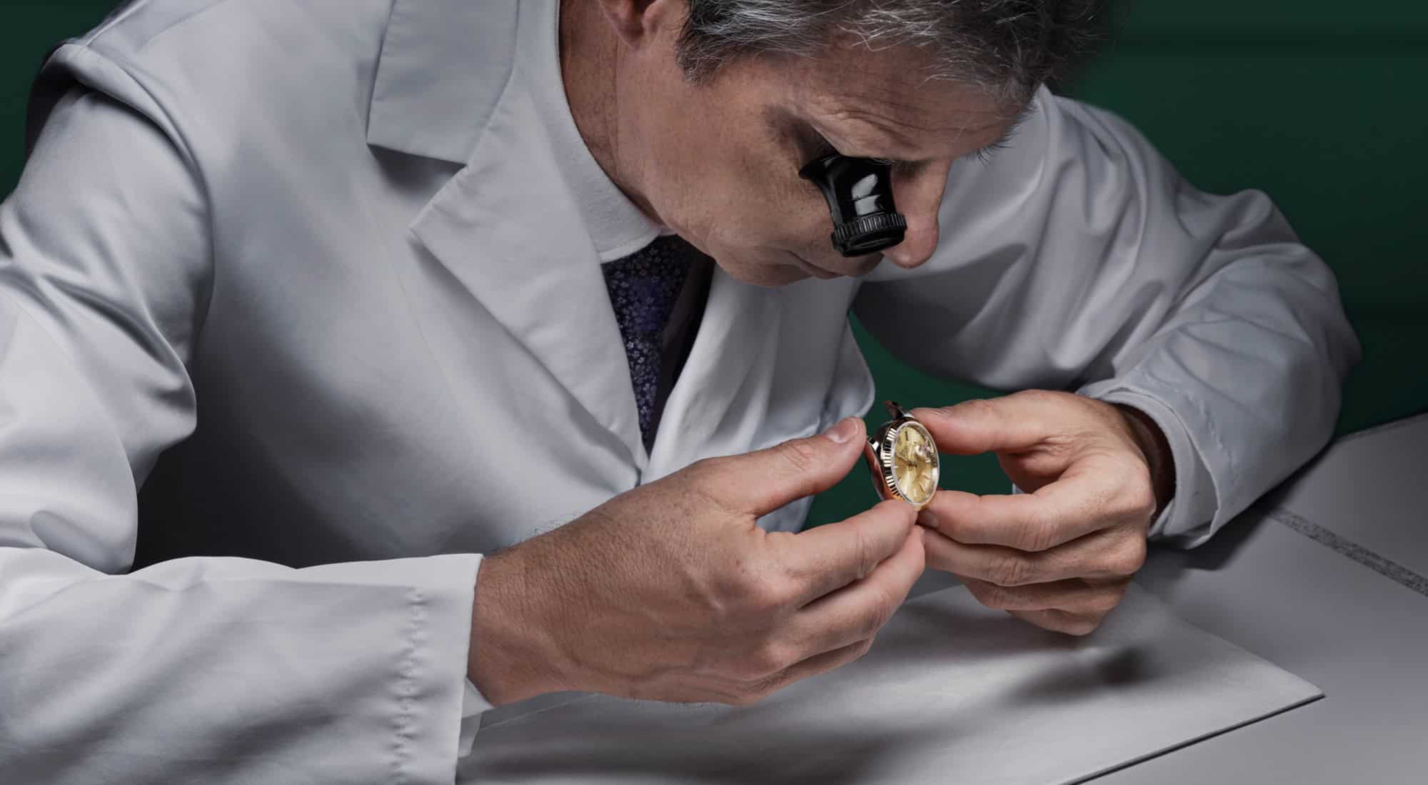Das Rolex Wartungsverfahren bei Juwelier S.M.Wild - die Diagnose