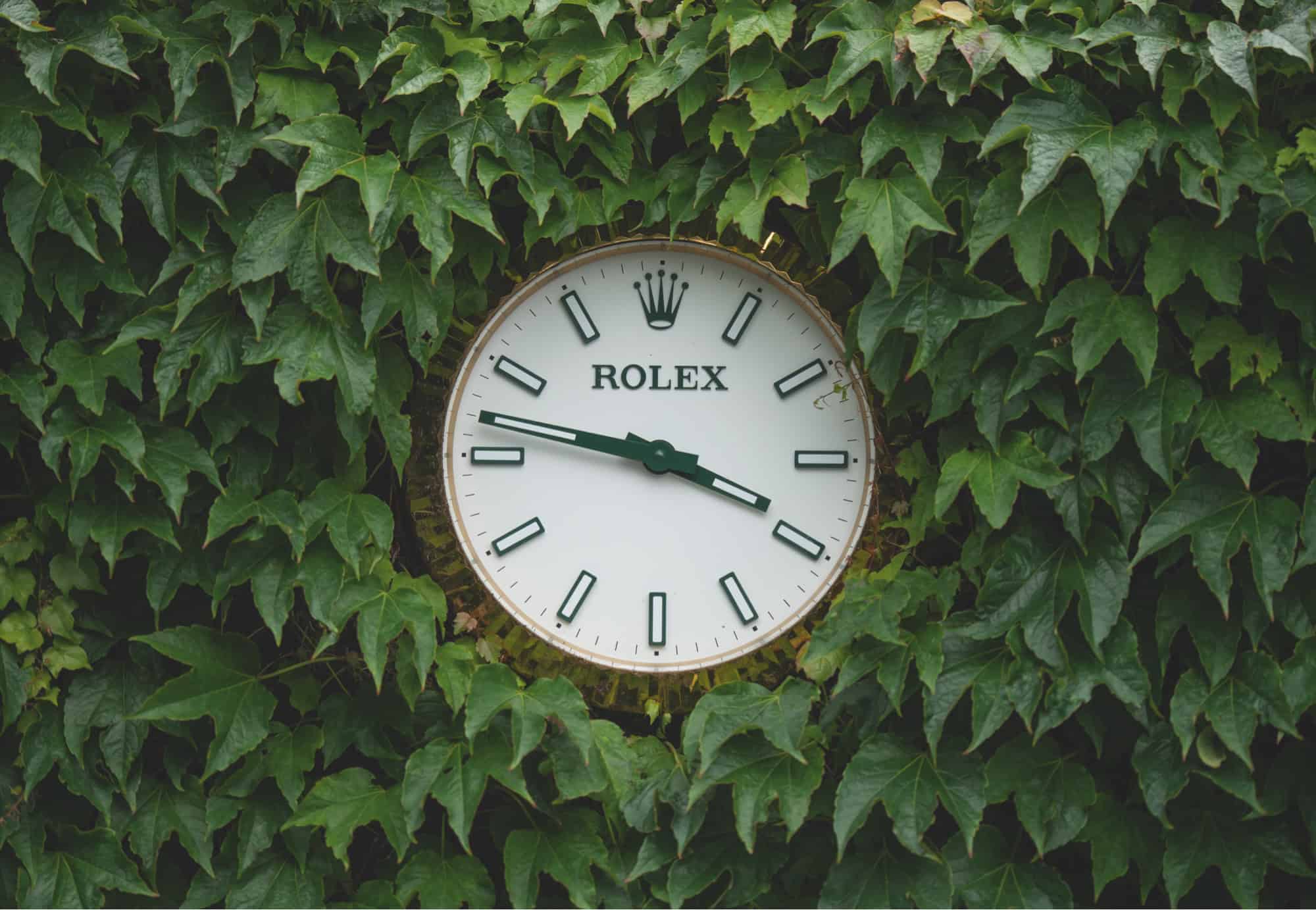 Rolex Uhr am Wimbledon Gelände