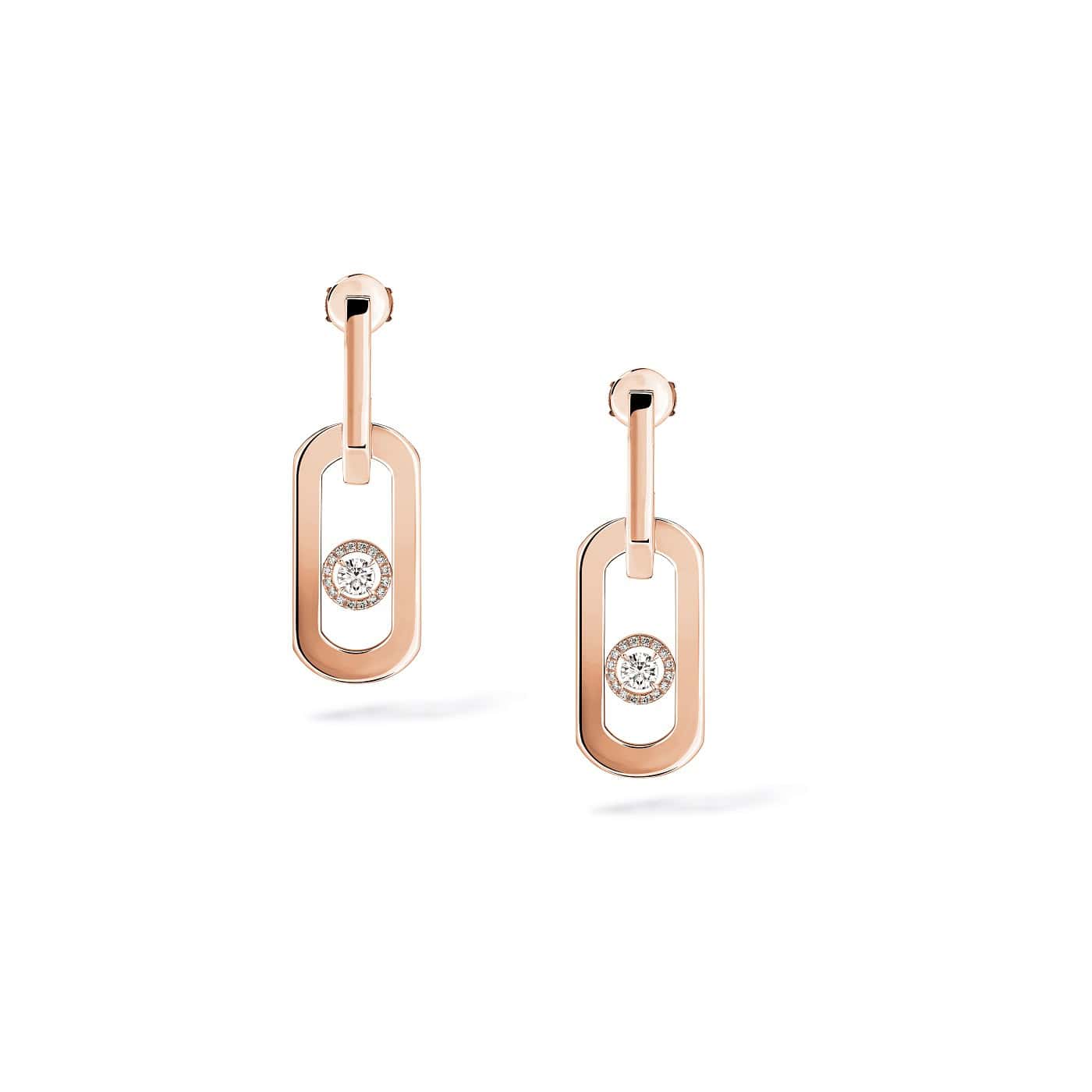 Messika So Move Ohrschmuck aus Roségold und Diamanten
