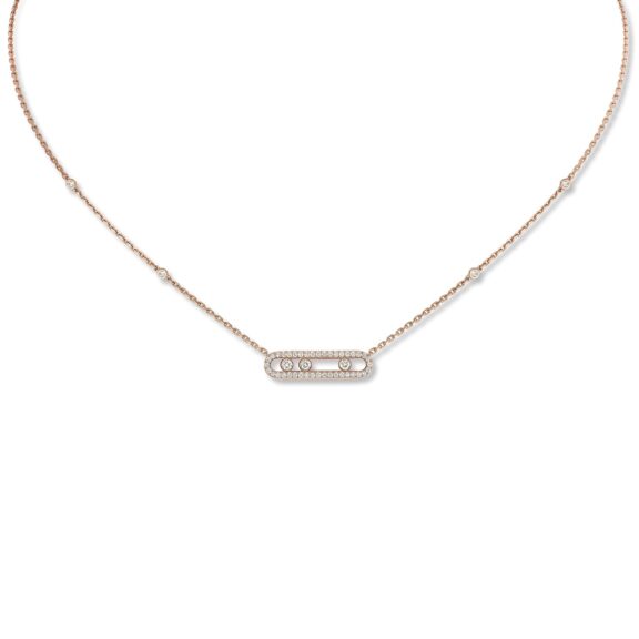 Messika Baby Move Collier aus Roségold und Diamanten