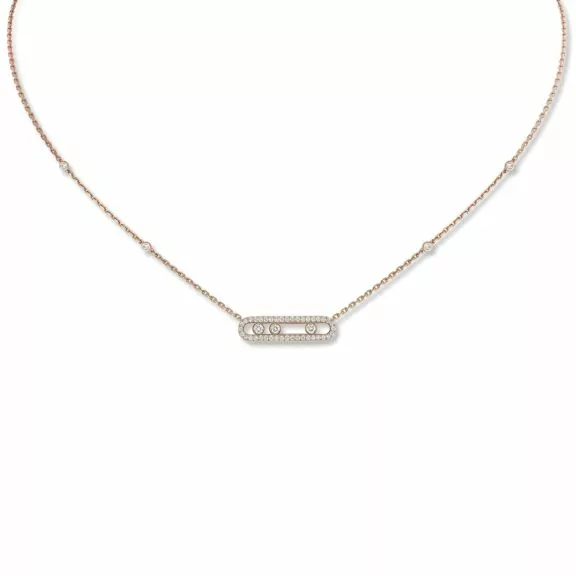 Messika Baby Move Collier aus Roségold und Diamanten