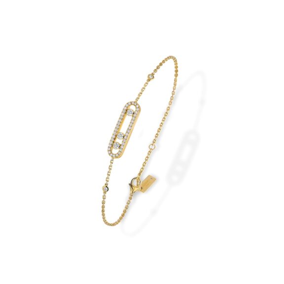 Messika Baby Move Armband aus Gelbgold und Diamanten