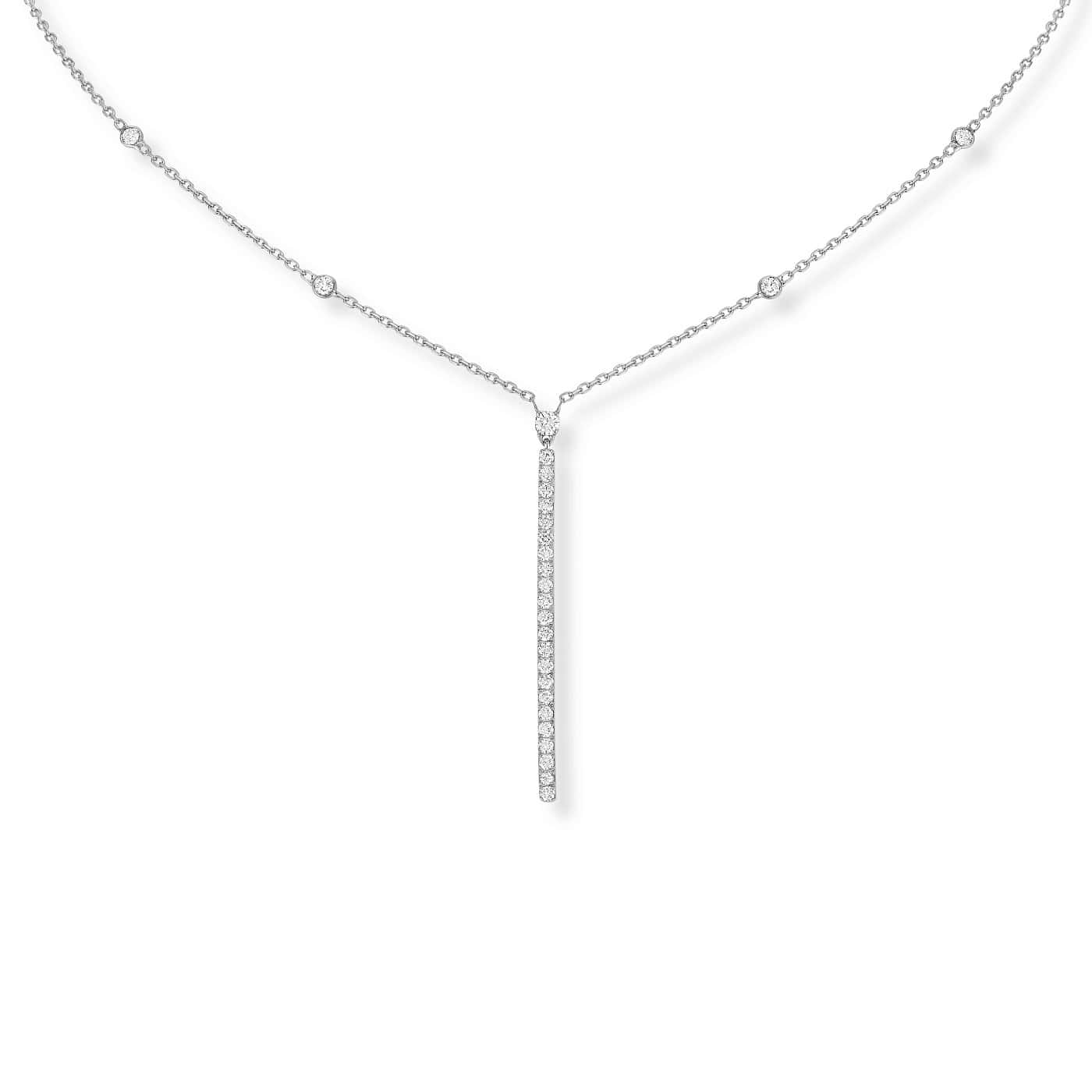 Messika Gatsby Collier aus Weißgold und Diamanten