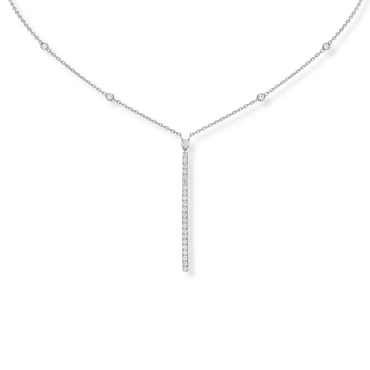 Messika Gatsby Collier aus Weißgold und Diamanten