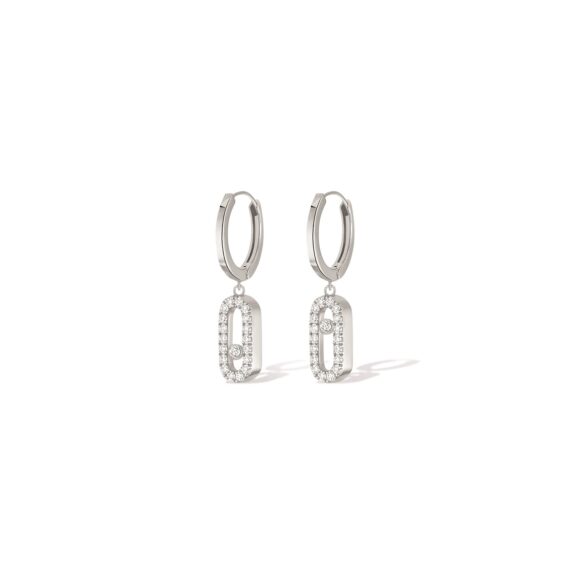 Messika Move Uno Ohrschmuck aus Weißgold und Diamanten