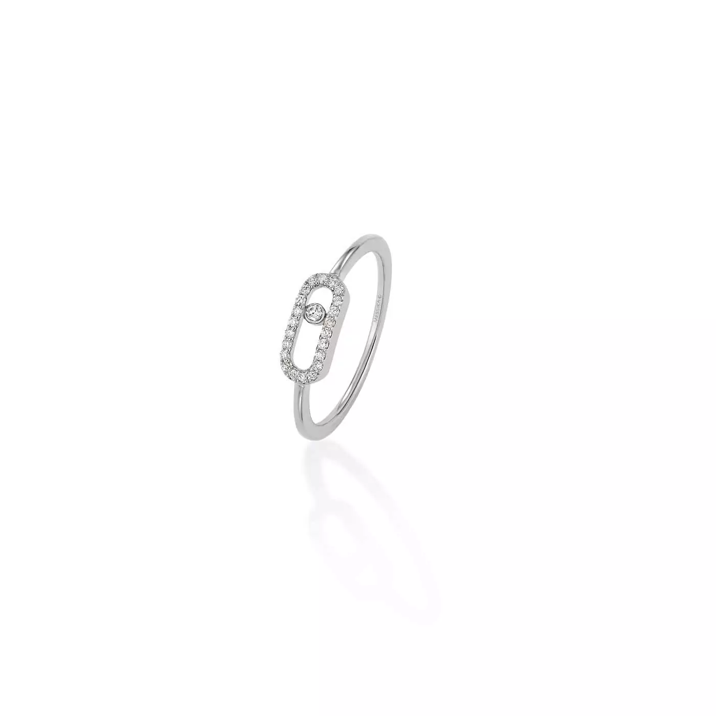 Messika Move Uno Ring aus Weißgold und Diamanten