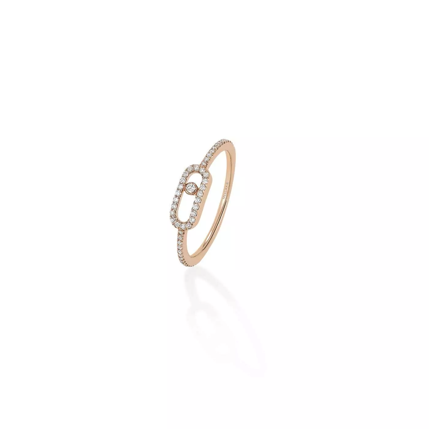 Messika Move Uno Ring aus Roségold und Diamanten