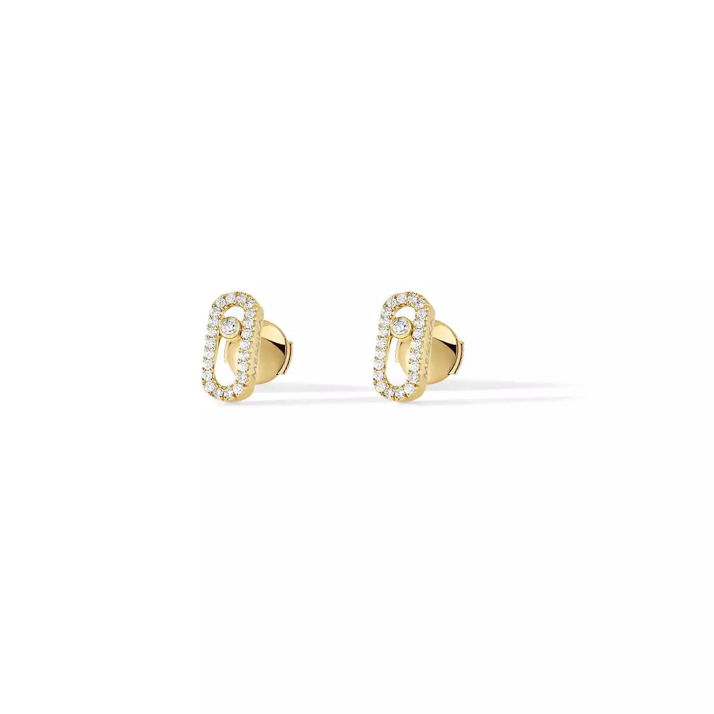 Messika Move Uno Ohrschmuck aus Gelbgold und Diamanten