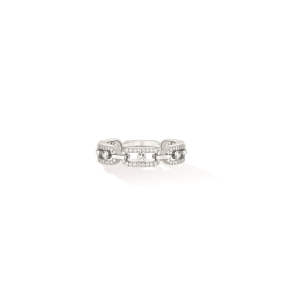 Messika Move Uno Ring aus Weißgold und Diamanten