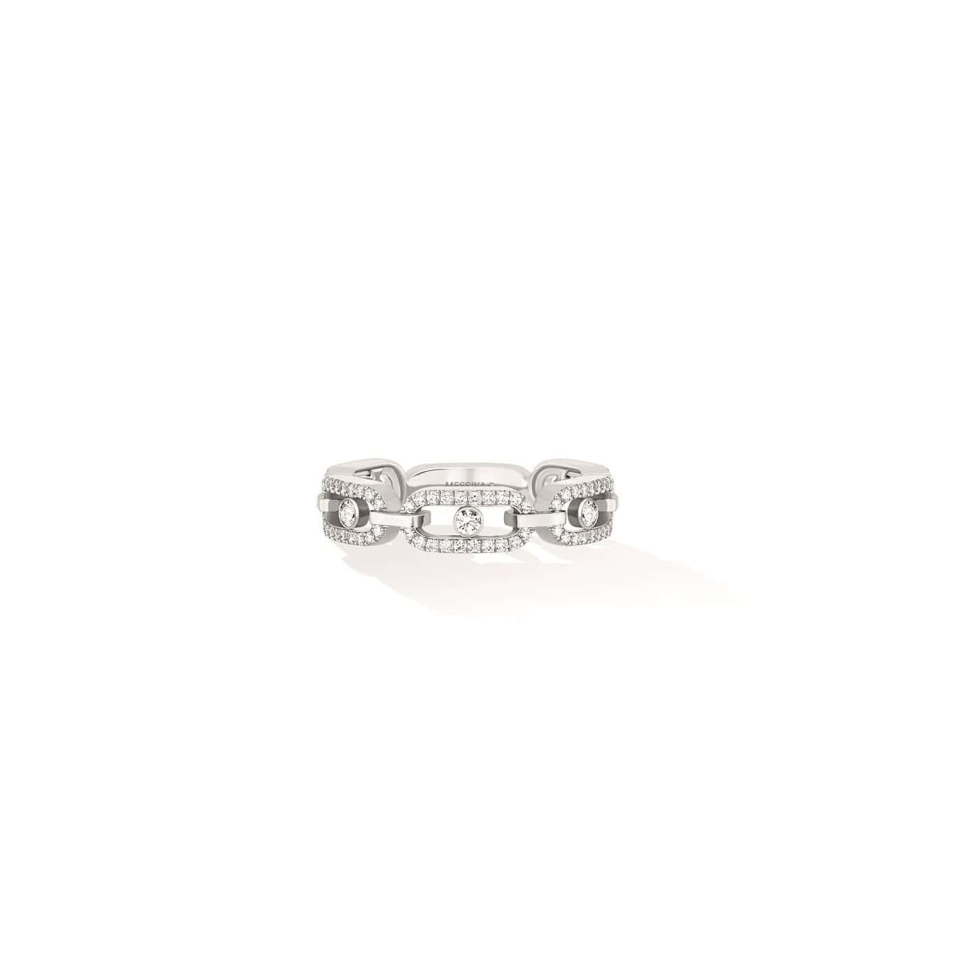 Messika Move Uno Ring aus Weißgold und Diamanten