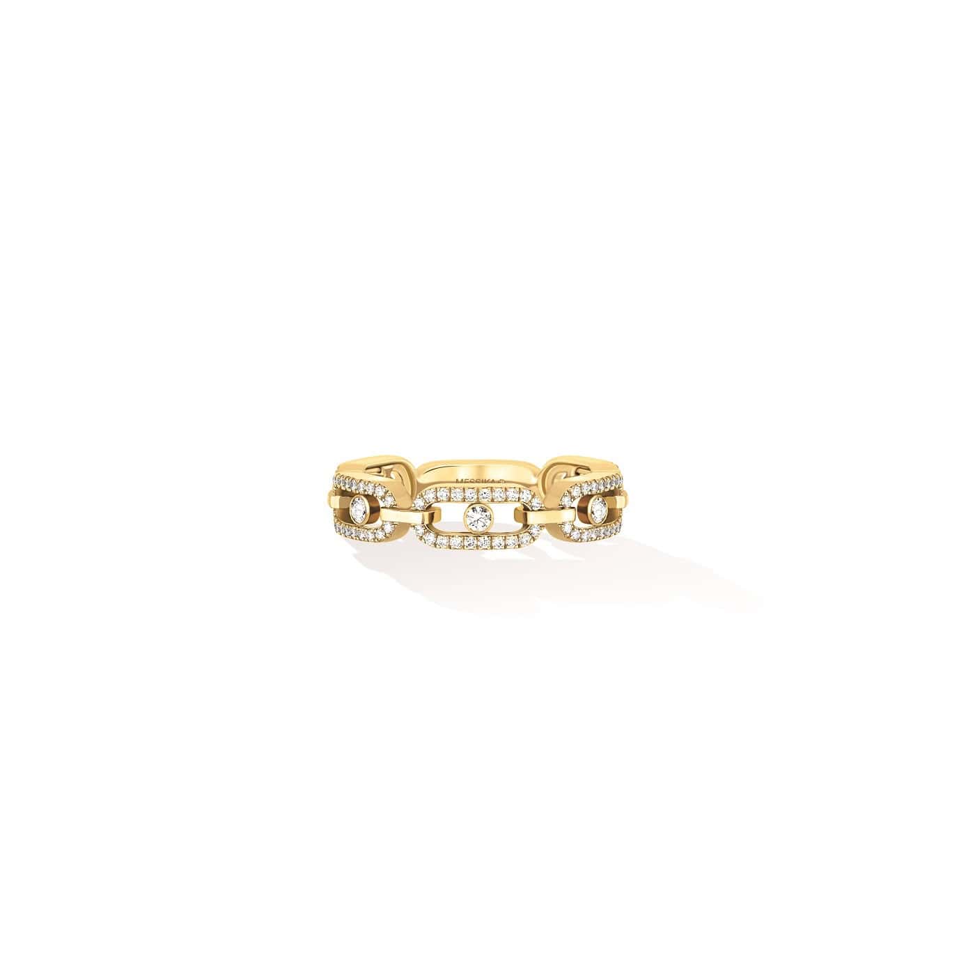 Messika Move Uno Ring aus Gelbgold und Diamanten
