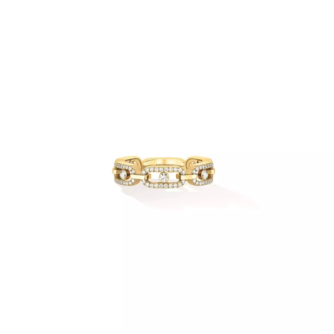Messika Move Uno Ring aus Gelbgold und Diamanten