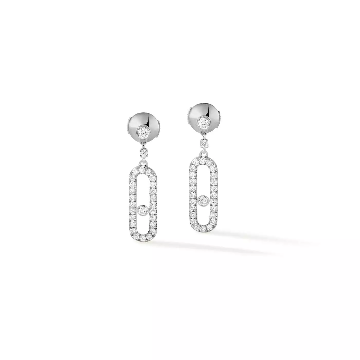 Messika Move Uno Ohrschmuck aus Weißgold und Diamanten