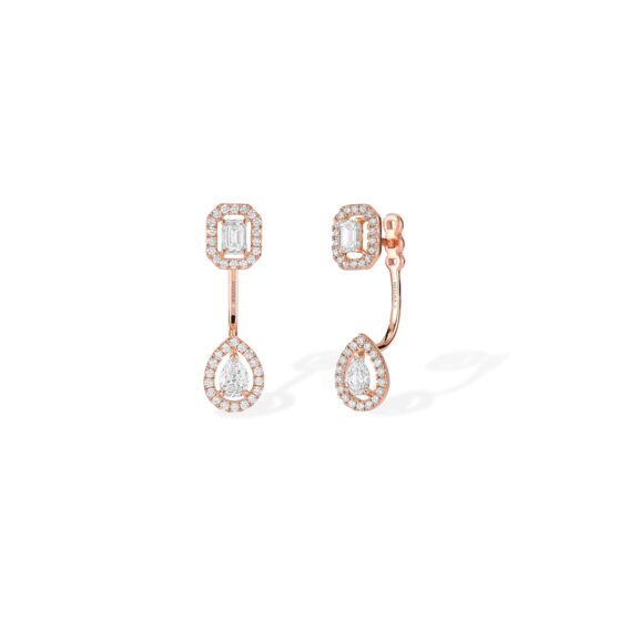 Messika My Twin Ohrschmuck aus Roségold und Diamanten