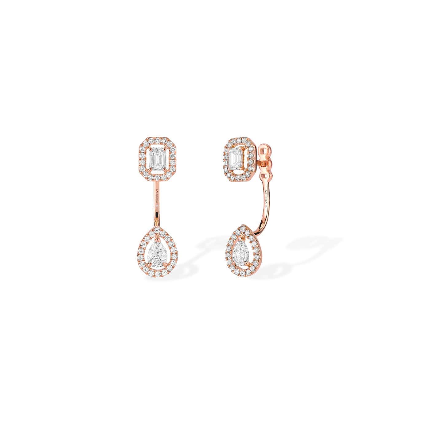 Messika My Twin Ohrschmuck aus Roségold und Diamanten