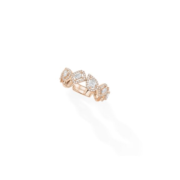 Messika My Twin Ring aus Roségold und Diamanten