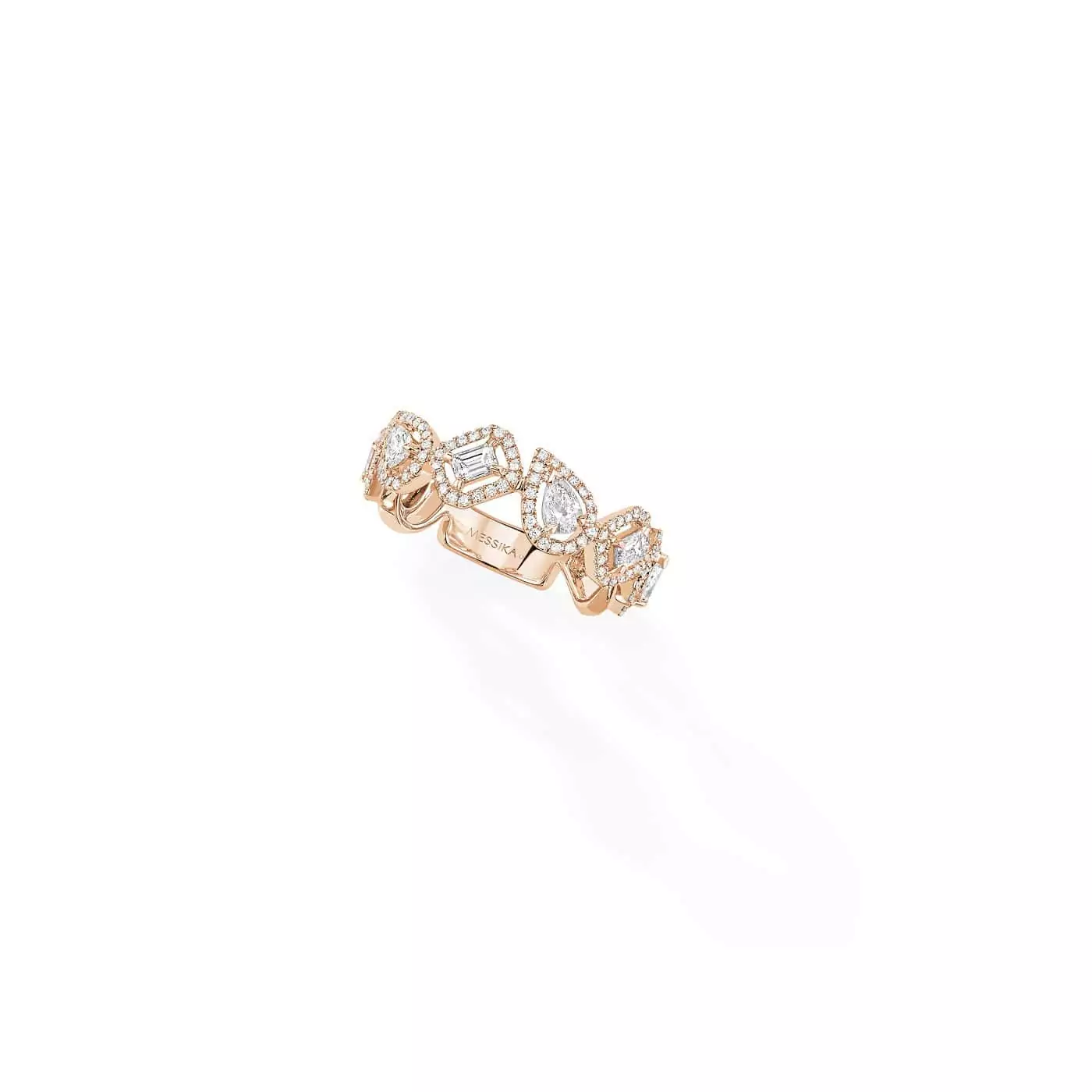 Messika My Twin Ring aus Roségold und Diamanten