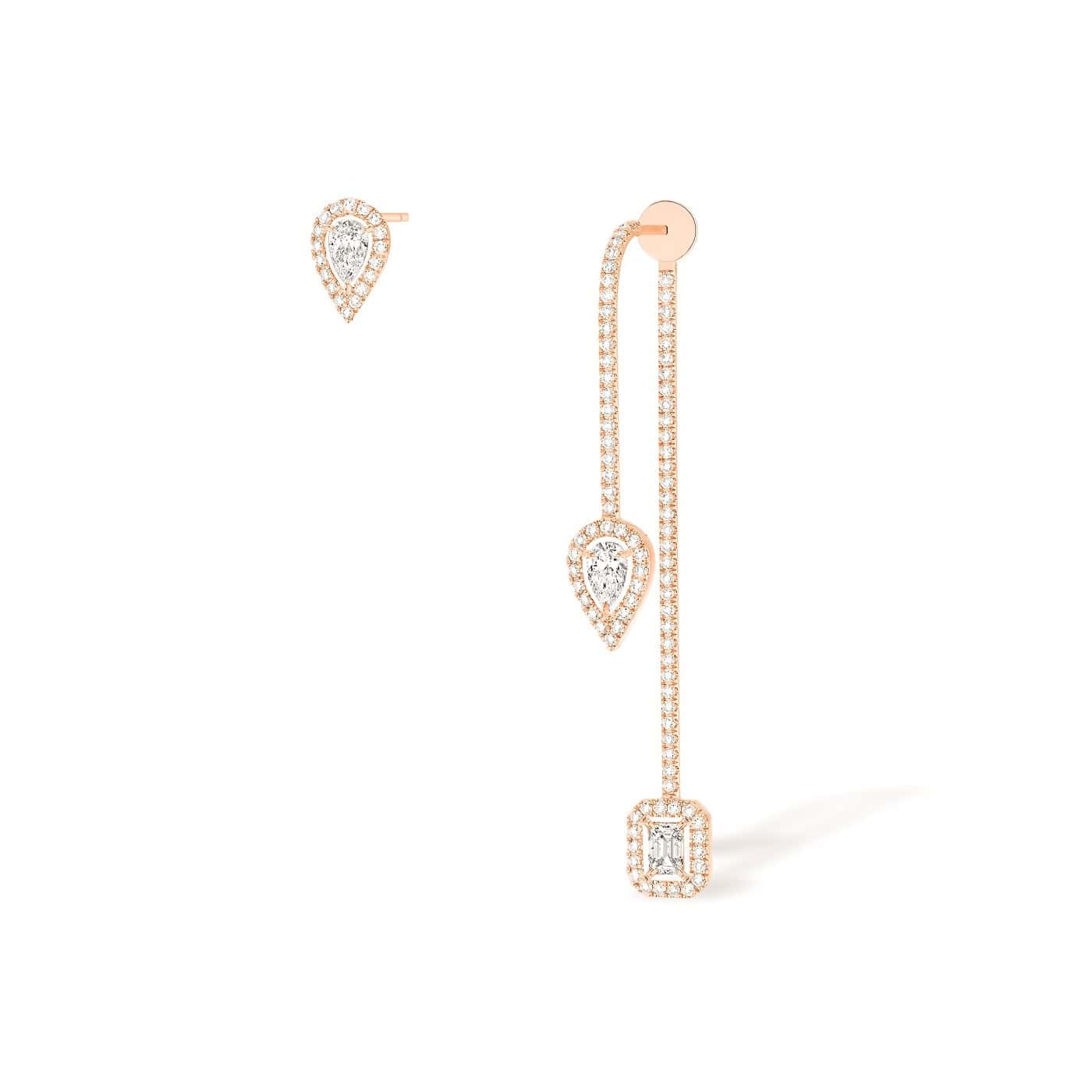 Messika My Twin Ohrschmuck aus Roségold und Diamanten