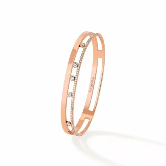 Messika Move Romane Armreif aus Roségold und Diamanten