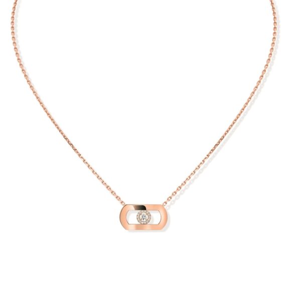 Messika So Move Collier aus Roségold und Diamanten