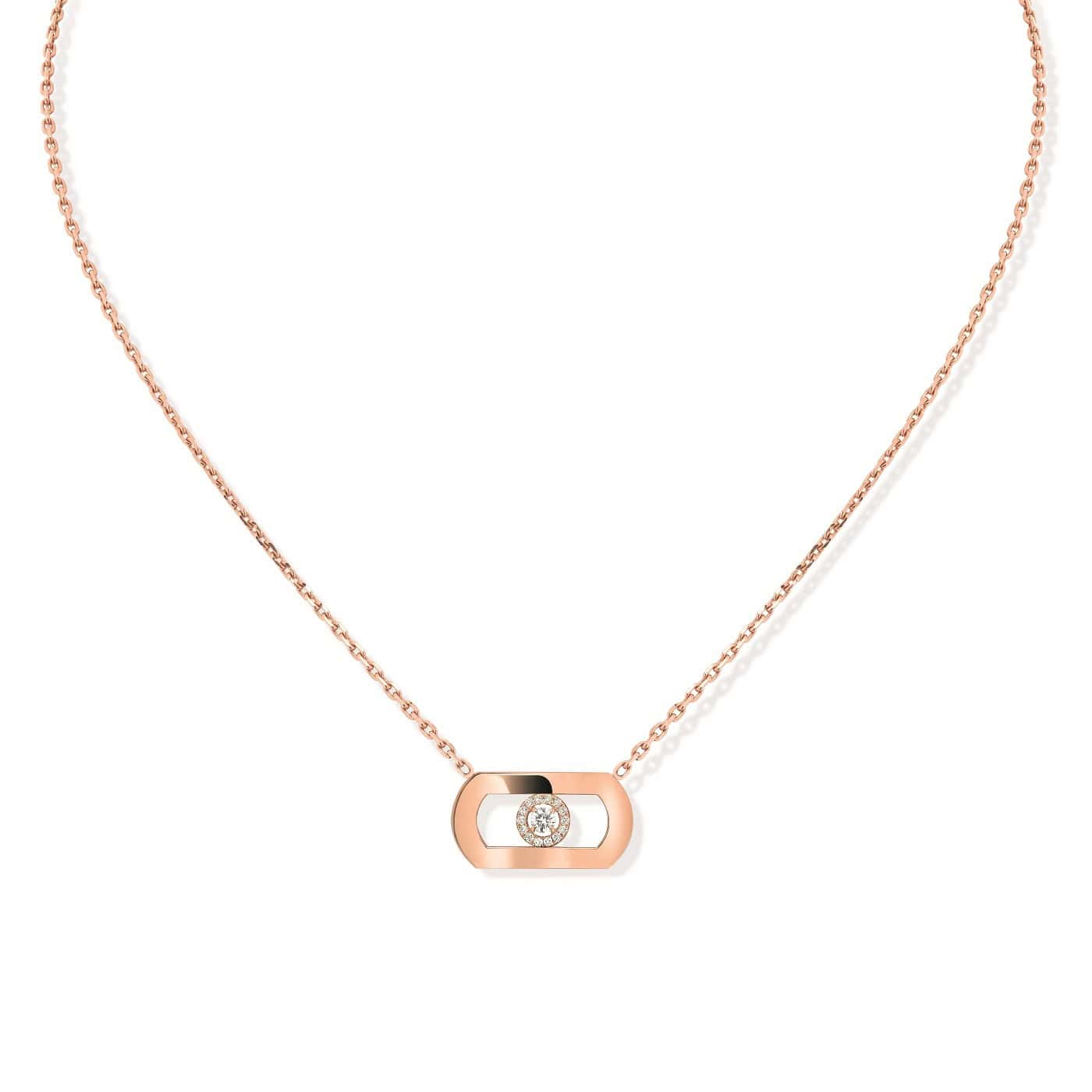Messika So Move Collier aus Roségold und Diamanten
